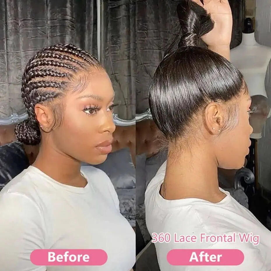 360 Full Transparent HD Lace Wig Straight 13×4 13×6 Lace Front Wigs Lace Wigs