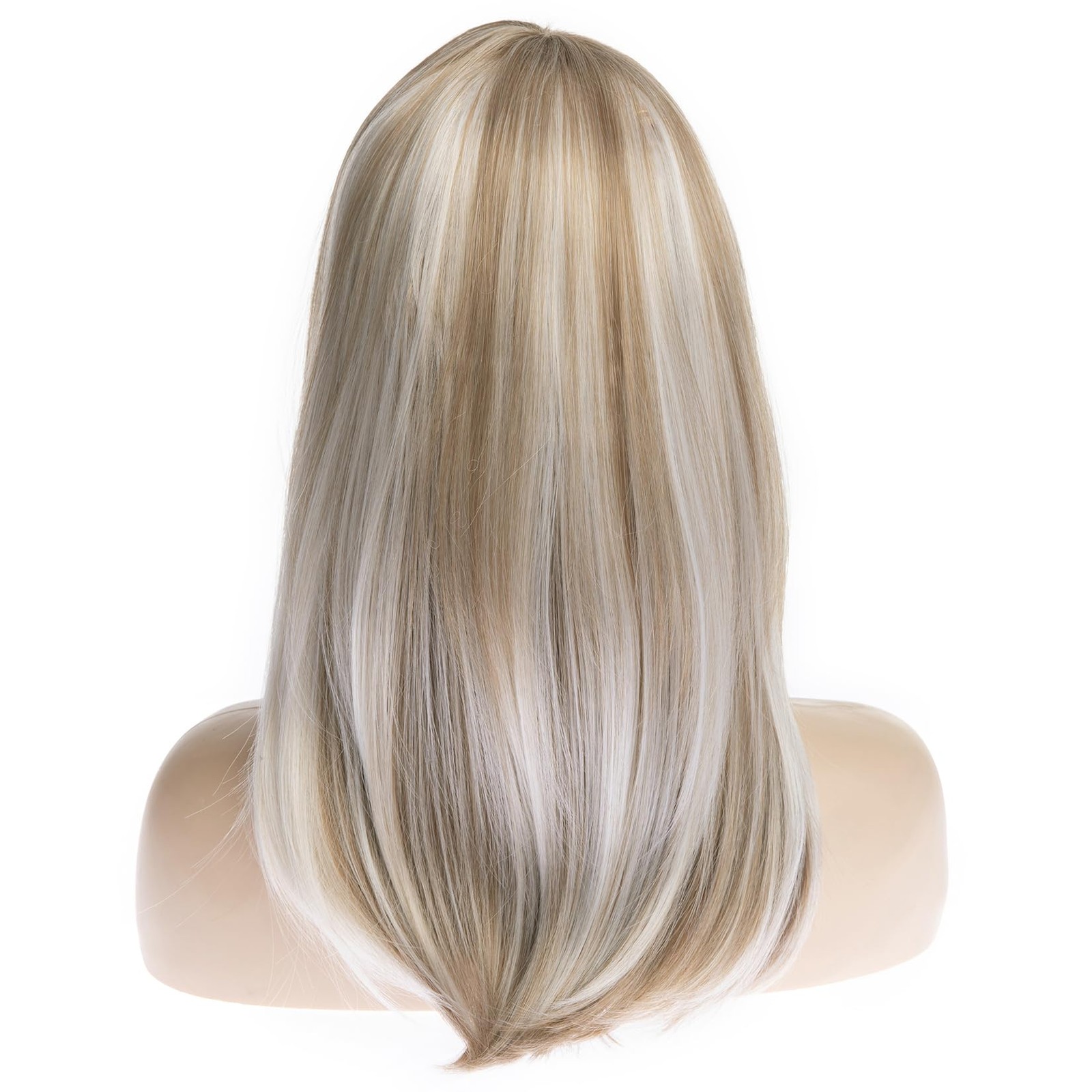 Dsimeig Long Blonde Wigs for Women Natural Straight 22.5 Inch,