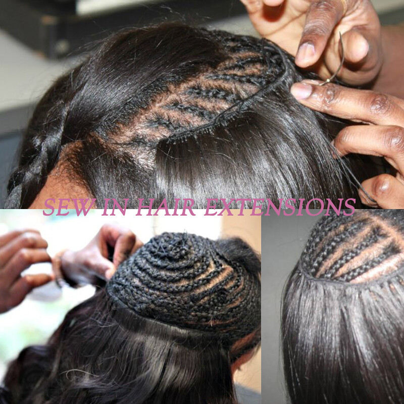300g Body Wave Virgin Human Hair Extensions Weave Curly 3 Bundles Thick Weft Sew