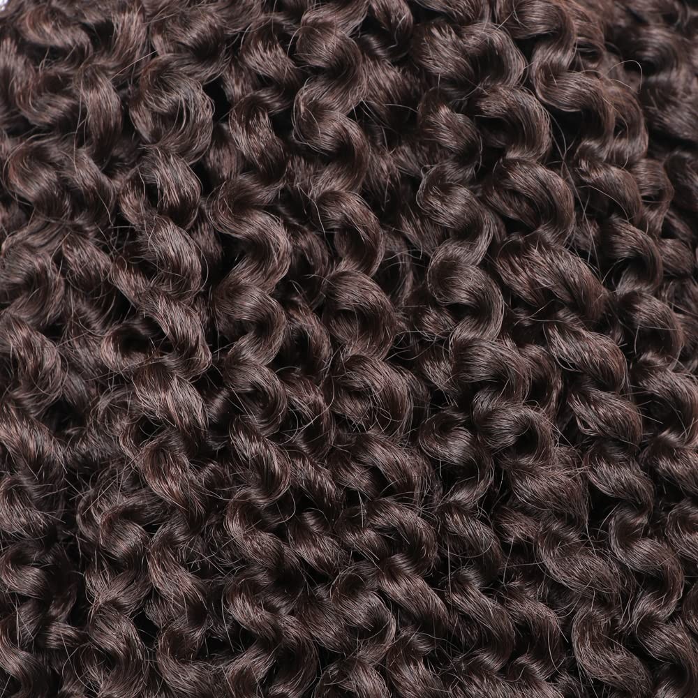Soft Bouncy Synthetic Crochet Braids Dark Black