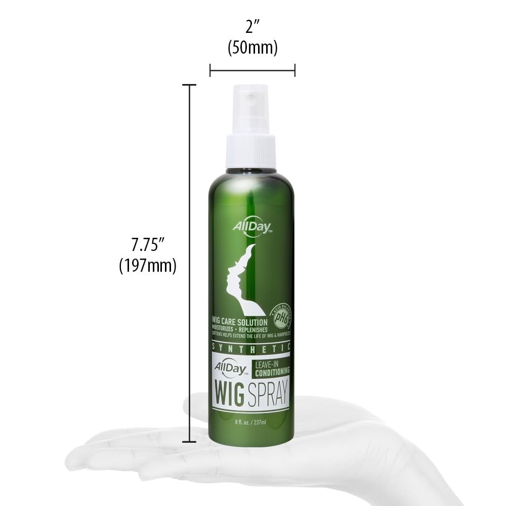 Allday Locks Synthetic Wig Spray – Refreshing Leave-In Conditioner For