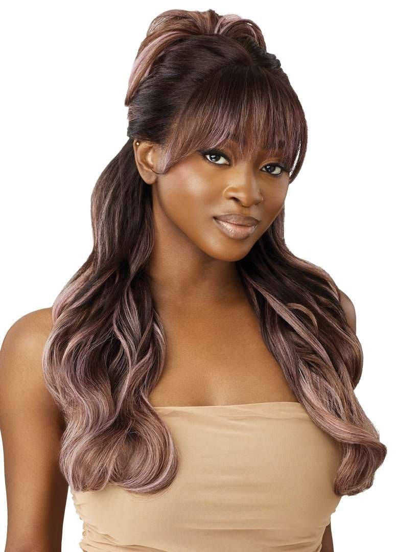 Outre Braids Outre Lace Front Wig – Melted Hairline – Mandisa Dark Violet