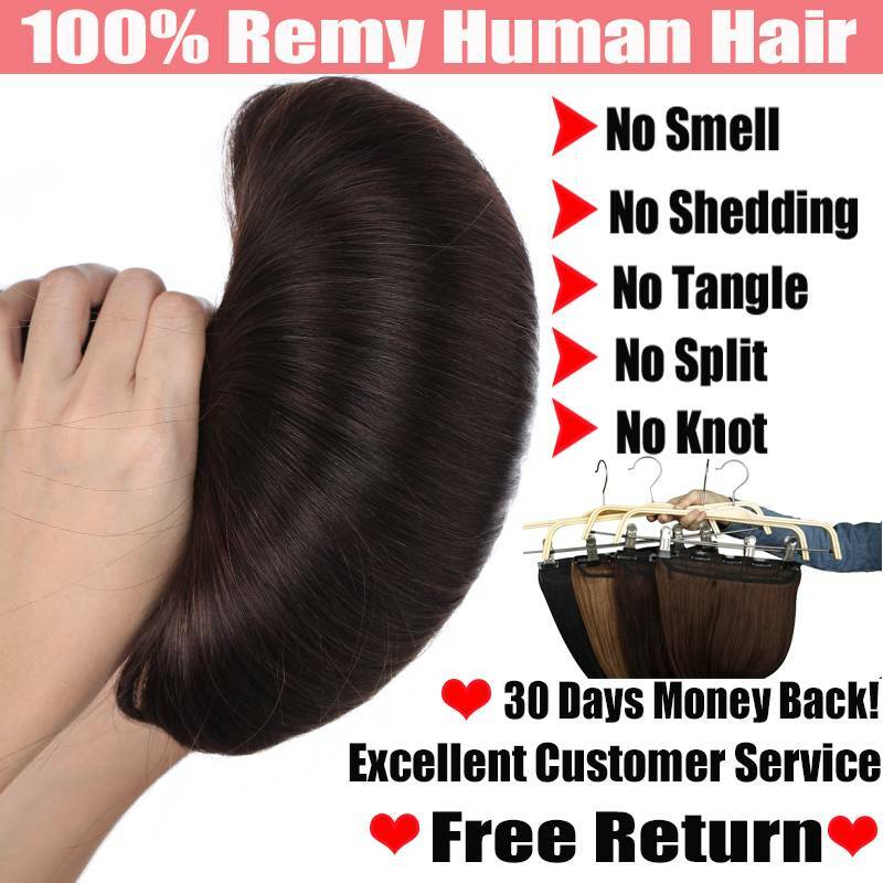 One Piece Full Head Hair Extensions Clip In Human Hair Extension 24″ Armenian