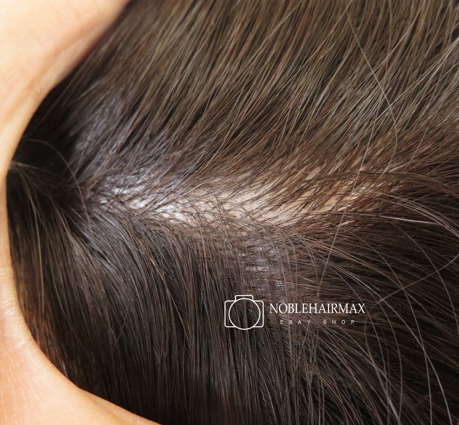 Mens Human Hair Replacement System Natural Injected Thin Skin Toupee Hairpieces