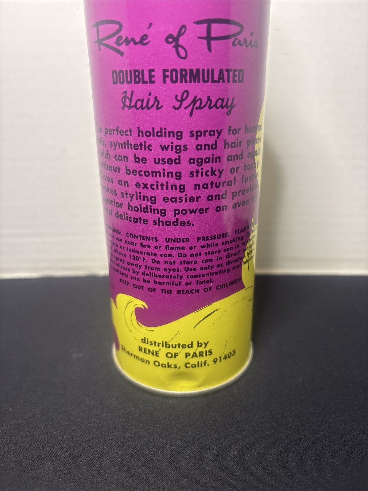 Rene Of Paris Hair Spray For Human Hair And Synthetic Wigs 13 Oz New Vintage