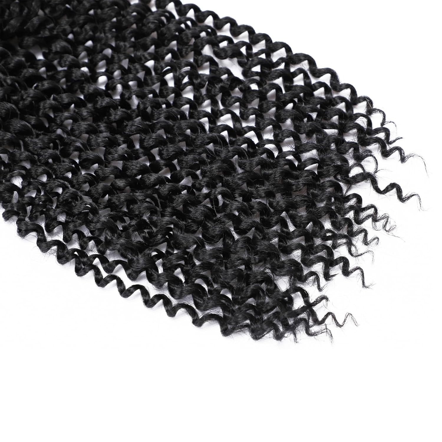Passion Twist Hair 18 Inch 7 Packs Water Wave Crochet Hair Long Bohemian Curl…