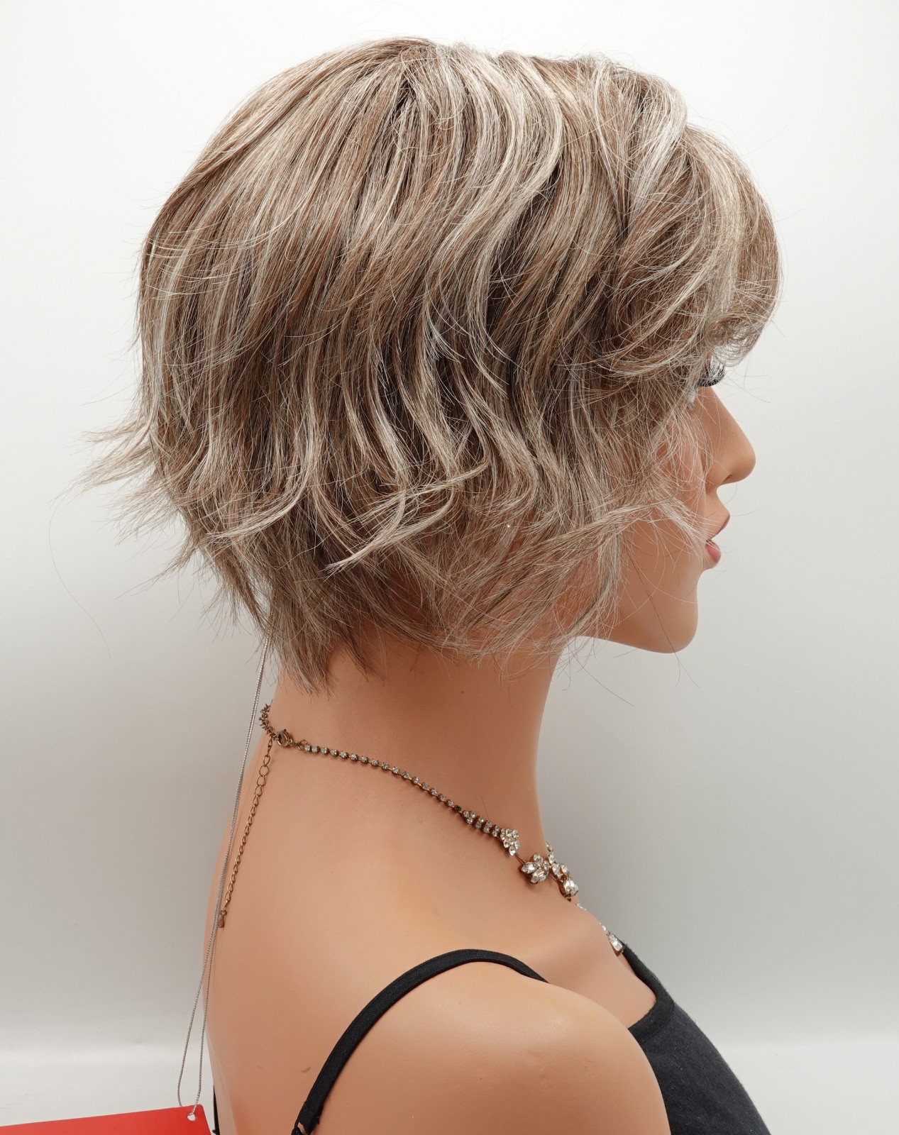 COOKIE Wig ELLEN WILLE Dark Sand Frosted, CLEARANCE HeatFriendly, Mono Part+Lace