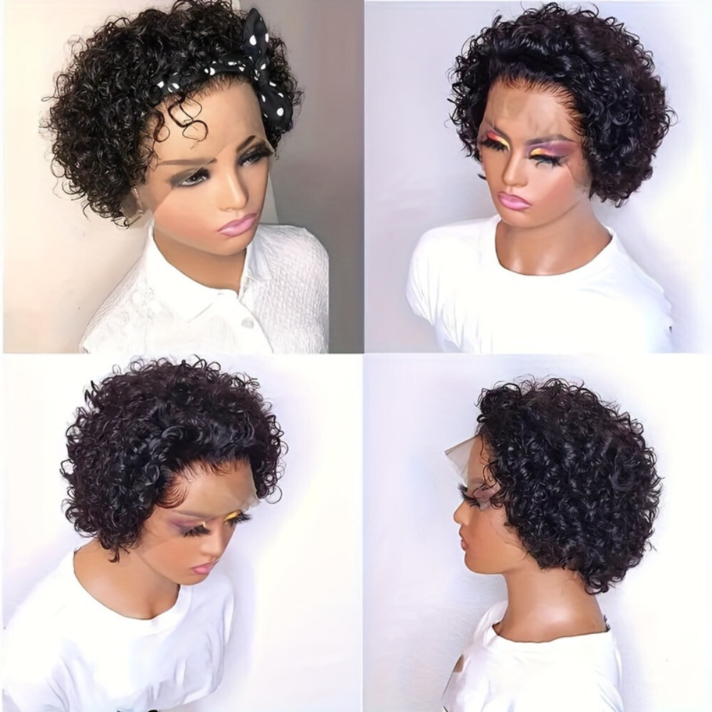 1pcs African small curly black wig,party travel gift surprise dress up