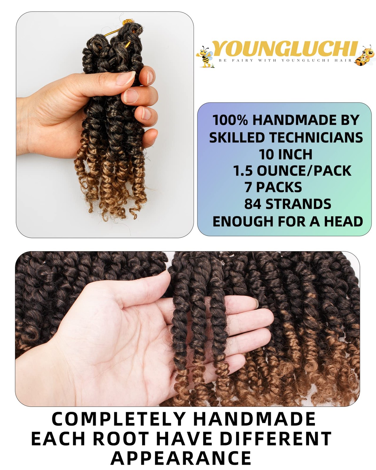 Pre-Twisted Passion Twist Crochet Hair for Black Women Passion Twist Hair Pre…