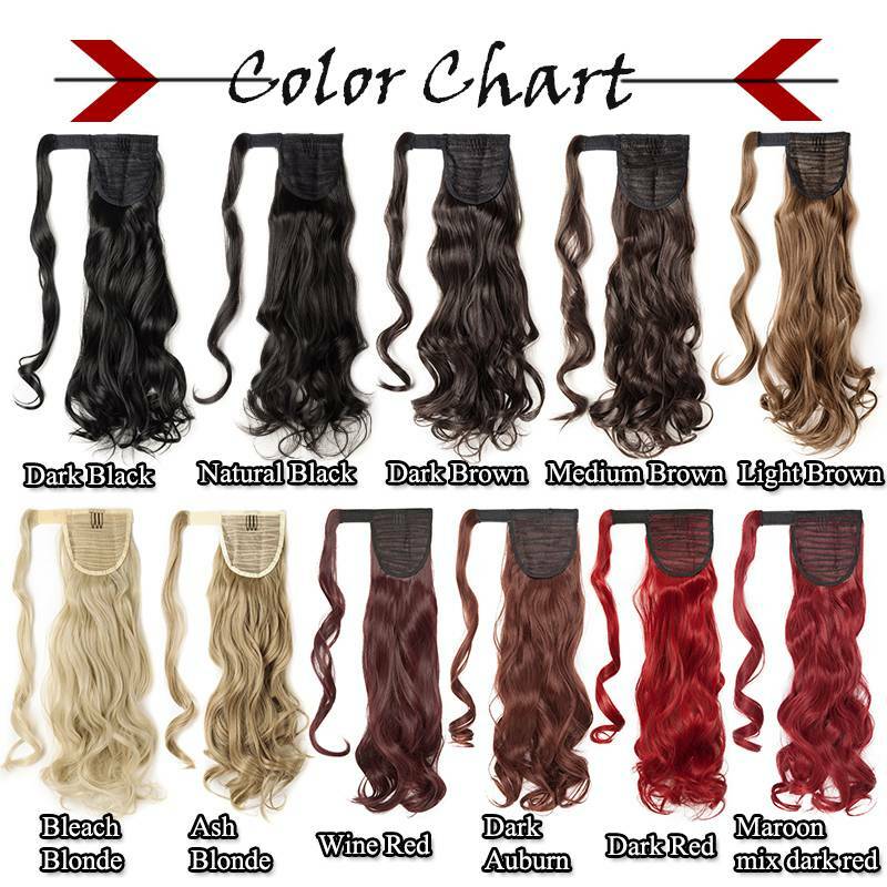 Clearance! Long Hair Ponytail Extensions Clip-in Hairpiece For Human Mega Thick