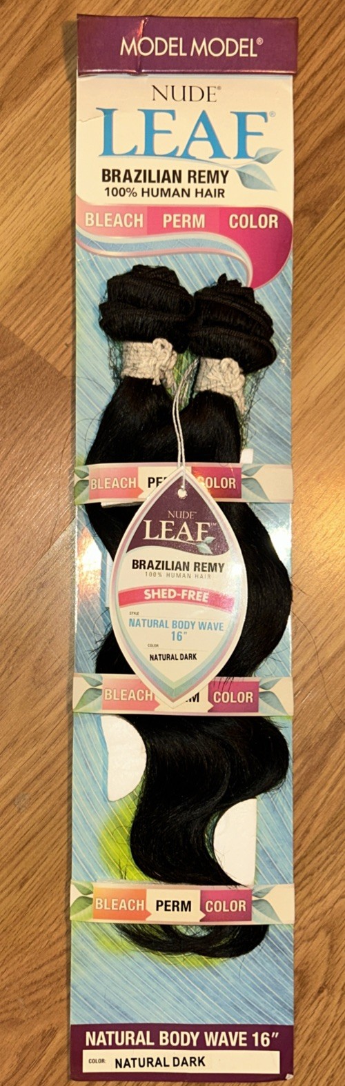 100% Human Hair Ext. Brazilian Remy. 16”inch. Color Natural Dark. 1pack For $40