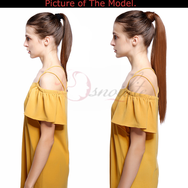 Ponytail Clip In As Human Pony Tail Hair Extension Real Long Thick Curly Wavy