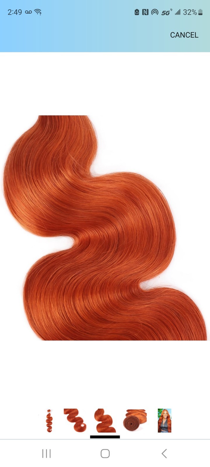 Highlight Brown Orange Ginger Color Straight/Body Wave 100% Unprocessed…