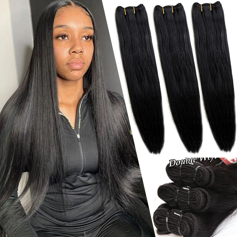 Brazilian Soft Virgin Unprocessed 100% Human Hair Weave Extensions 3Bundles 300g