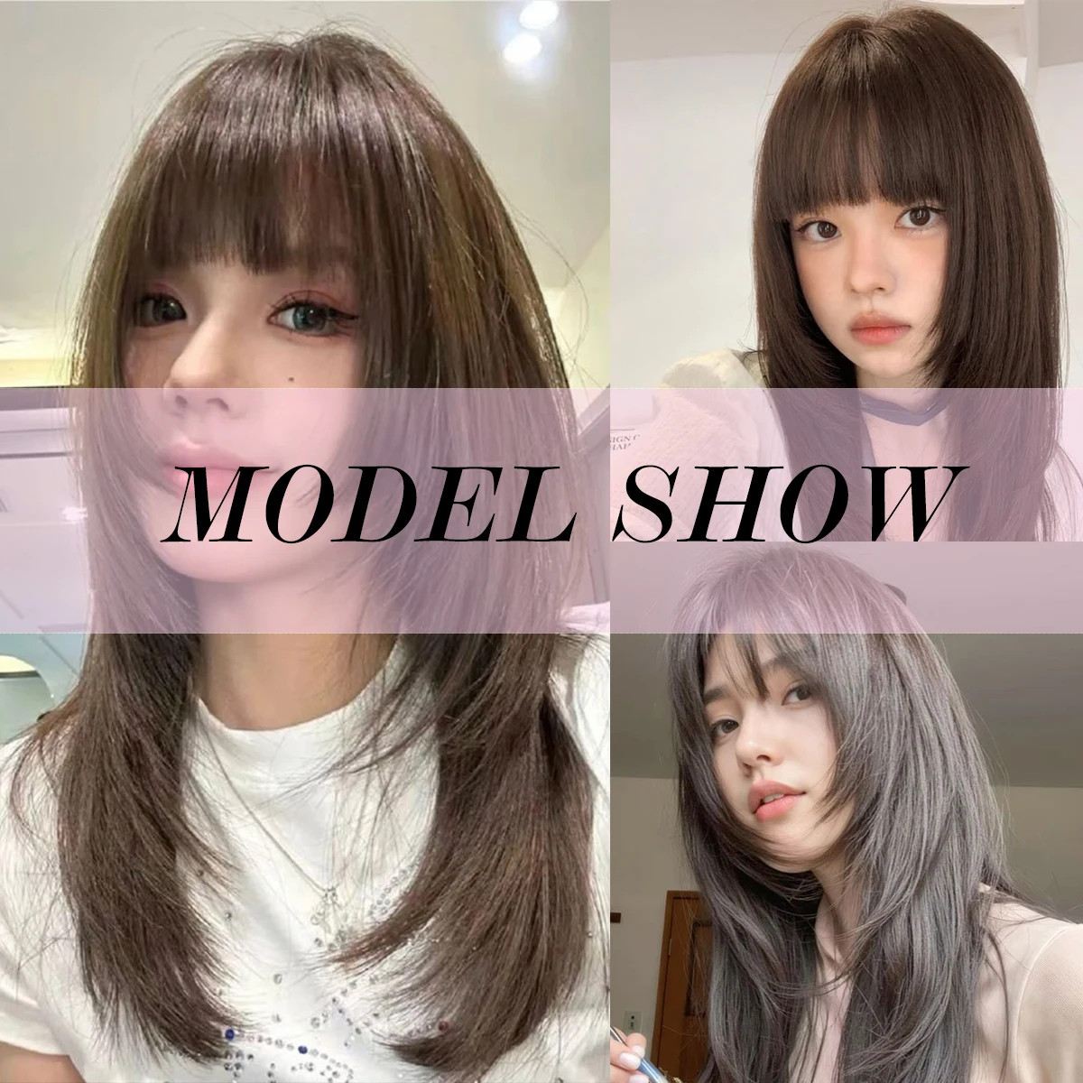 Lady Girl Bob Wig Women’s Short Straight Bangs Full Hair Wigs Cosplay Party