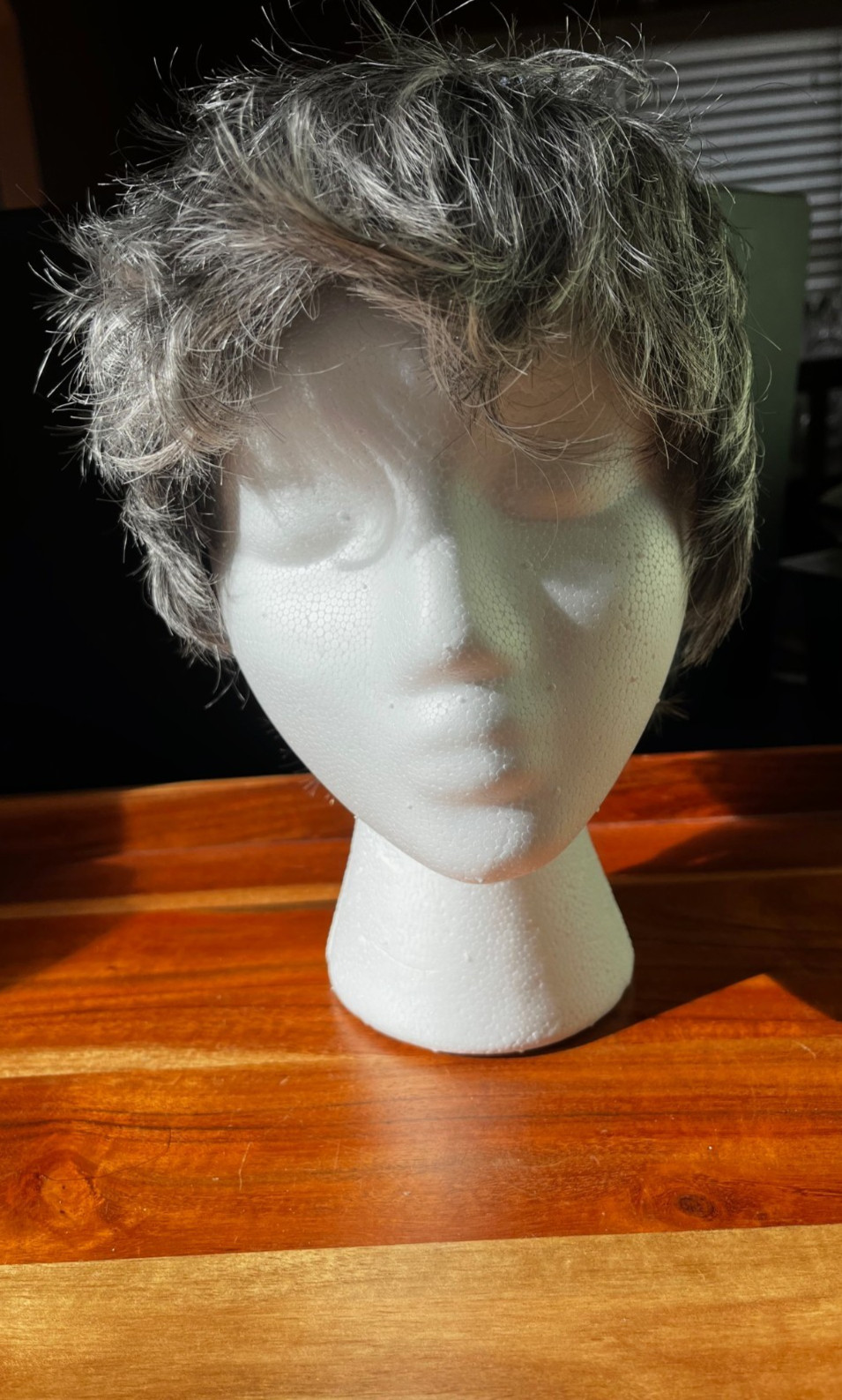 GABOR Gray / Salt & Pepper Short Layered Wig Personal Fit Cap Flexlite RN 48539