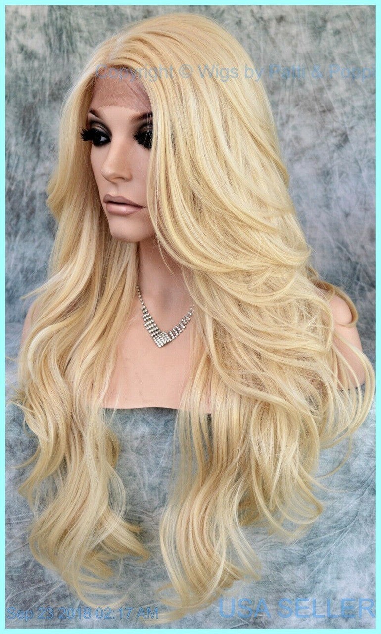 CALI BLONDE Long Lace Front Wig by Sepia – Flowing Soft Waves – Fast Ship