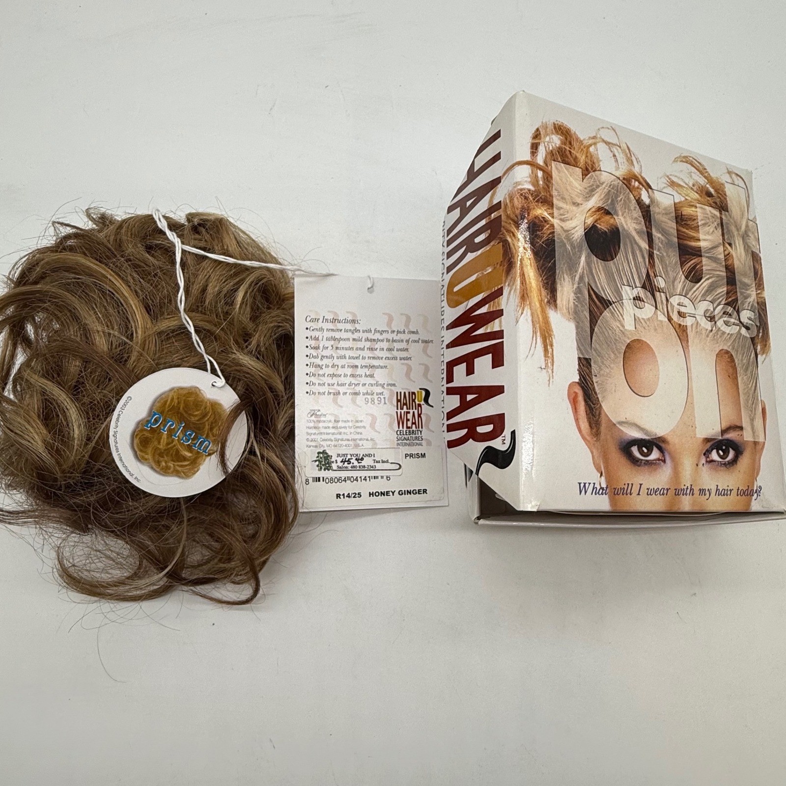 Celebrity Hairwear Prism Honey Ginger Claw Clip Ponytail Hair Piece R1425