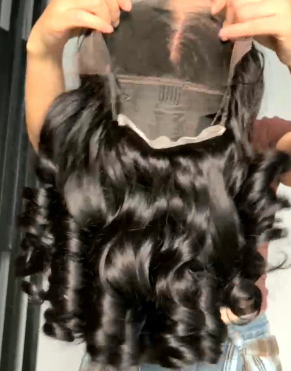 13×4, 100% Vietnamese Human Hair, SDD, HD Lace Frontal Wig,Bouncy, 250% Density