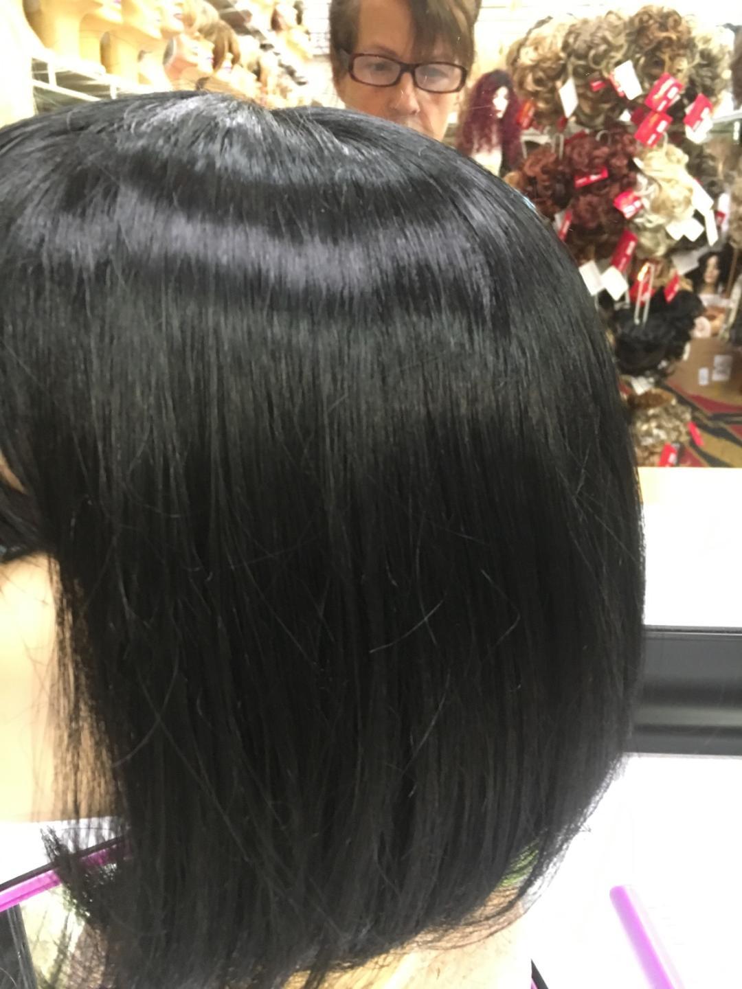 ELITE BRAND WIGS! CLASSY MODERN UP DO SEXY SLEEK FRENCH TWIST W/ BANGS ELEGANT