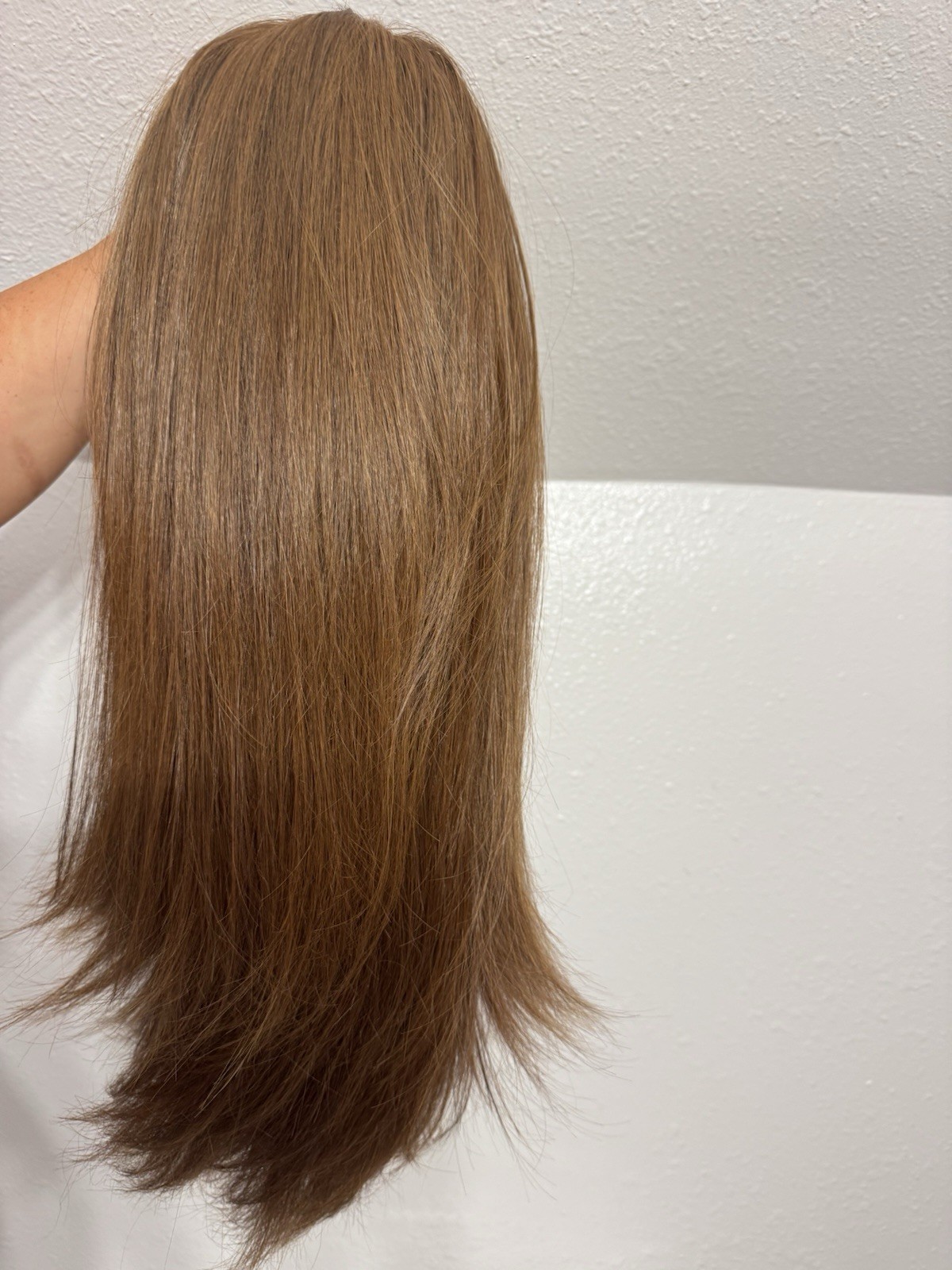 TressAllure Glam Wig 27/30/33H Auburn Blend Lace Front Mono Top