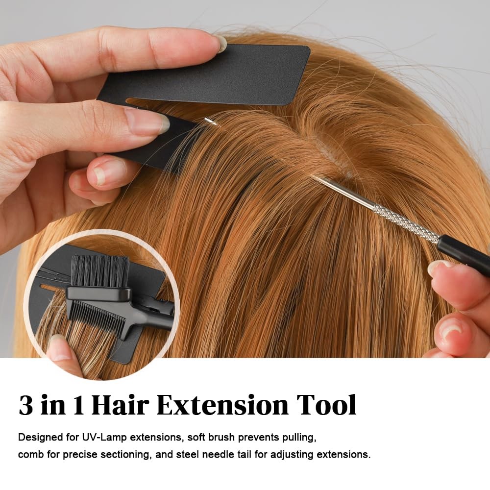 UV Hair Extension Application Kit – Glue Remover & Bonding Adhesive 30g
