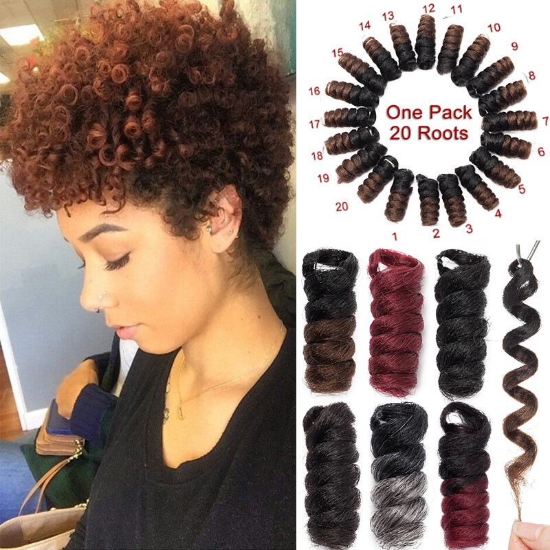 Kinky Bounce Crochet Jumpy Wand Curly Wand Braids Hair Jamaican Bounce Twist 2″