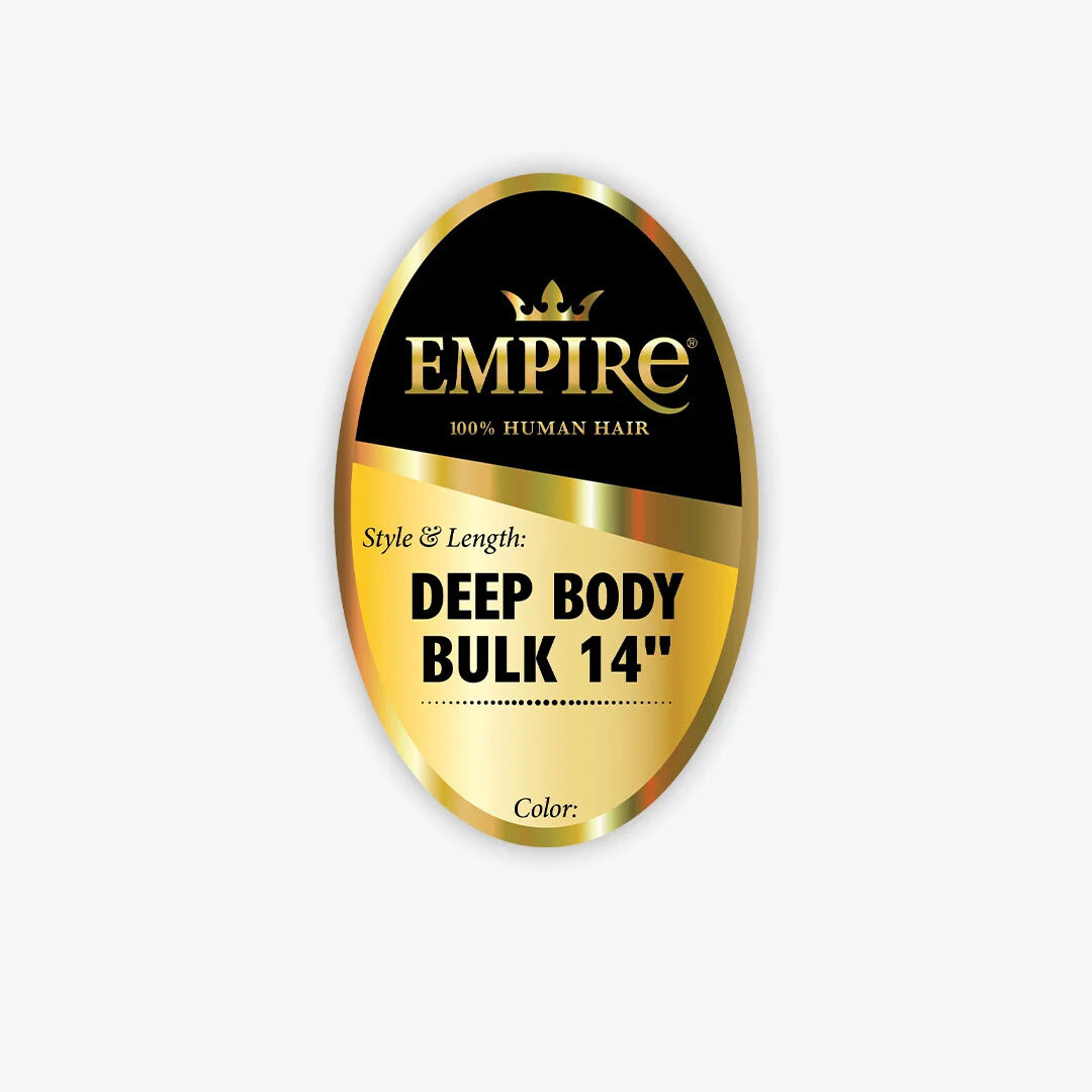 Sensationnel Human Hair Weave Empire Deep Body Bulk 14″