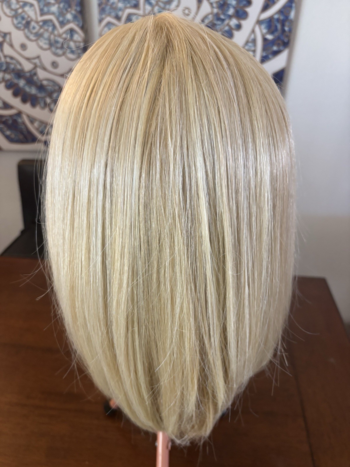 Luxury Free Part Estetica Synthetic Heat Safe, Non-Rooted Blonde Mix Wig NEW