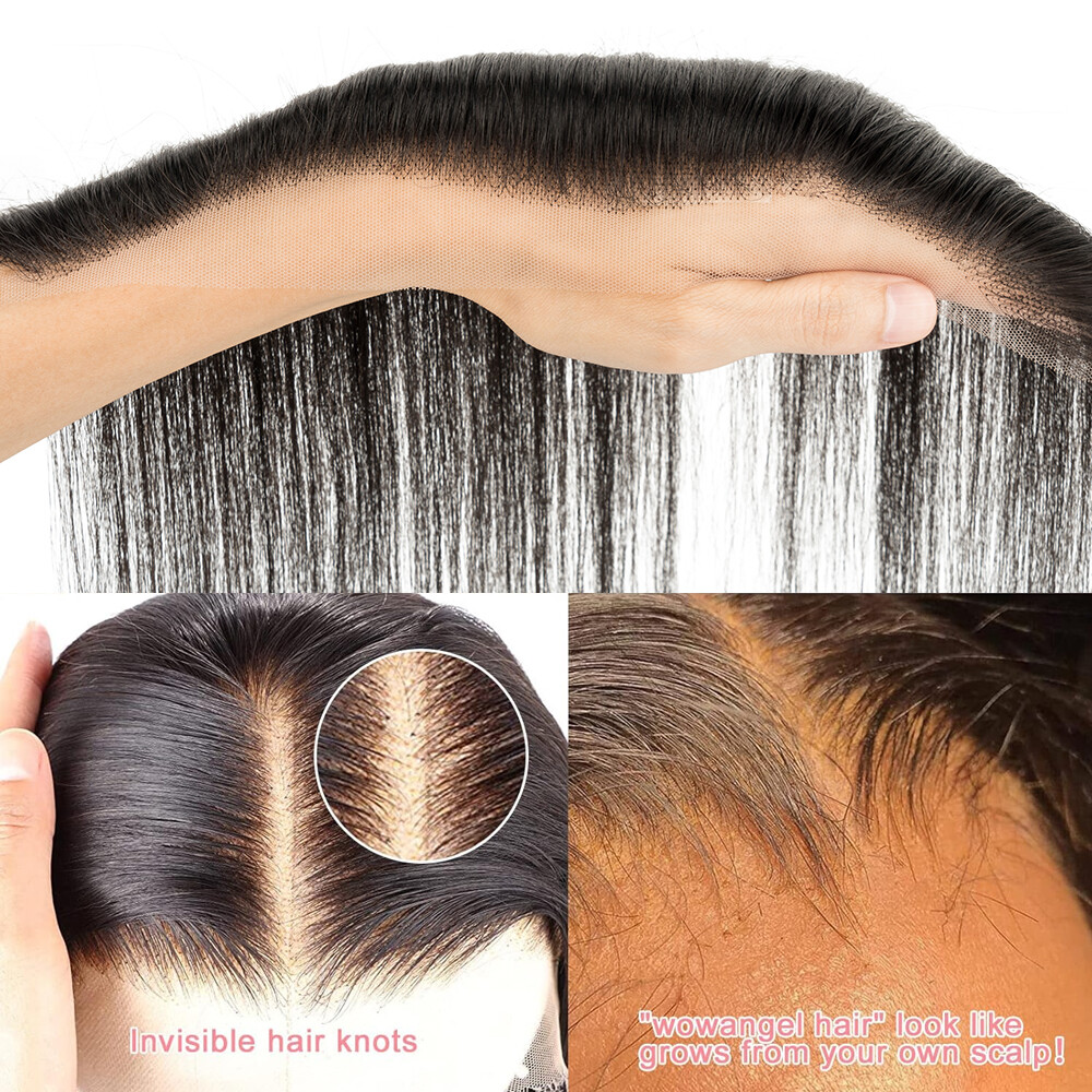 Lace Hairline Replacement Forehead Hairpieces Remy Human Hair Natural For Women