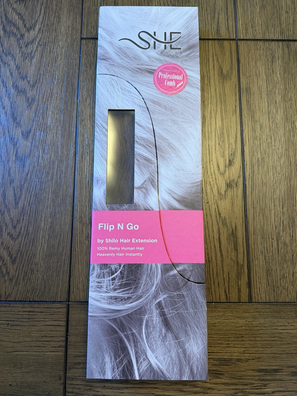 She Flip N Go 100% Remy Human Hair 16”-18” Brown #4
