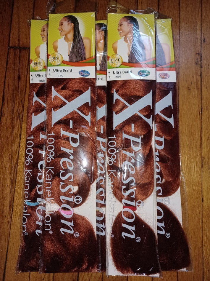 xpression braiding hair 100% Kanekalon, 10 Packs Color#350