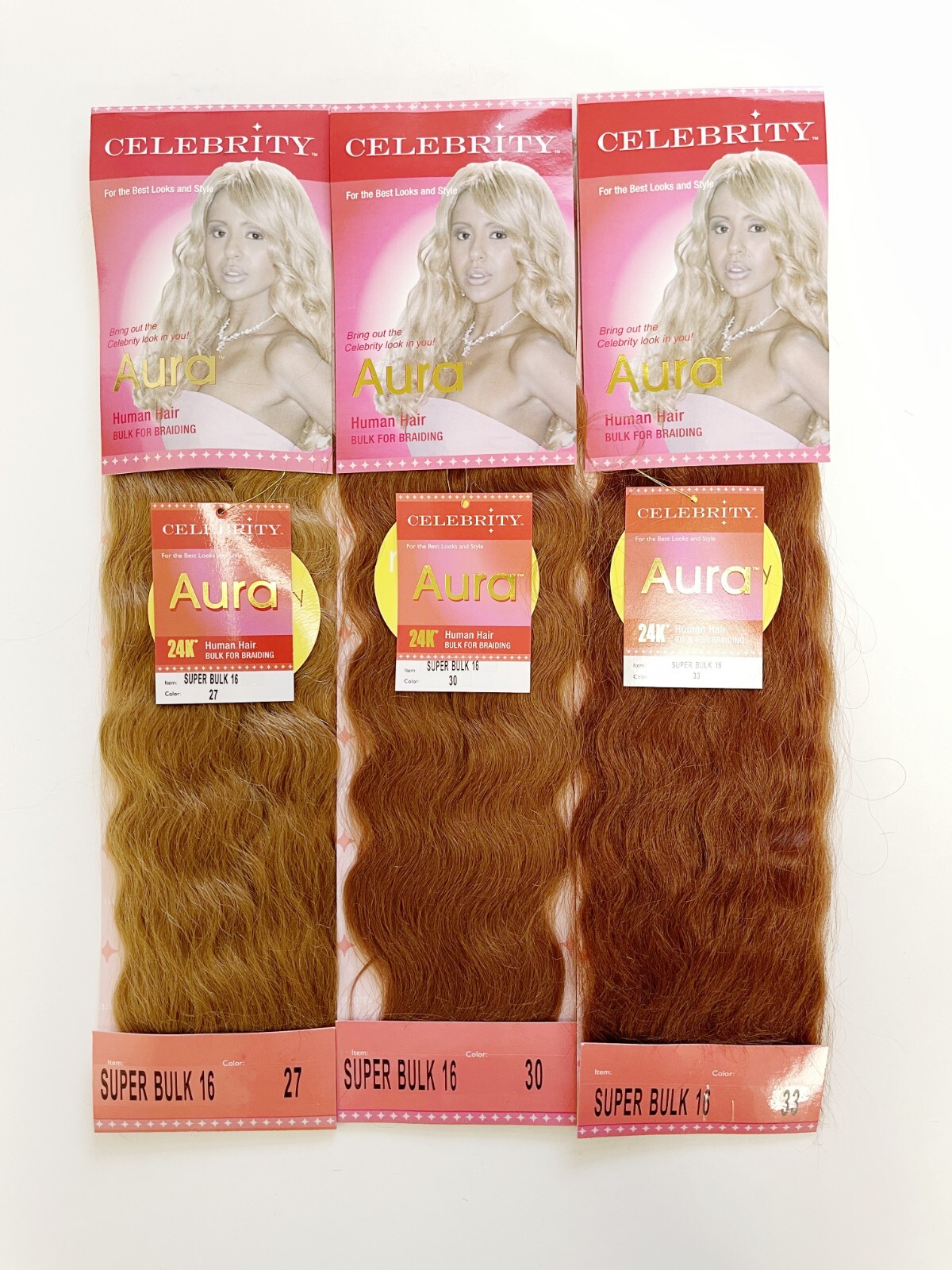 Blended Human Hair Super Wave Bulk Wet Wavy for Braiding 16-24” Select Colors