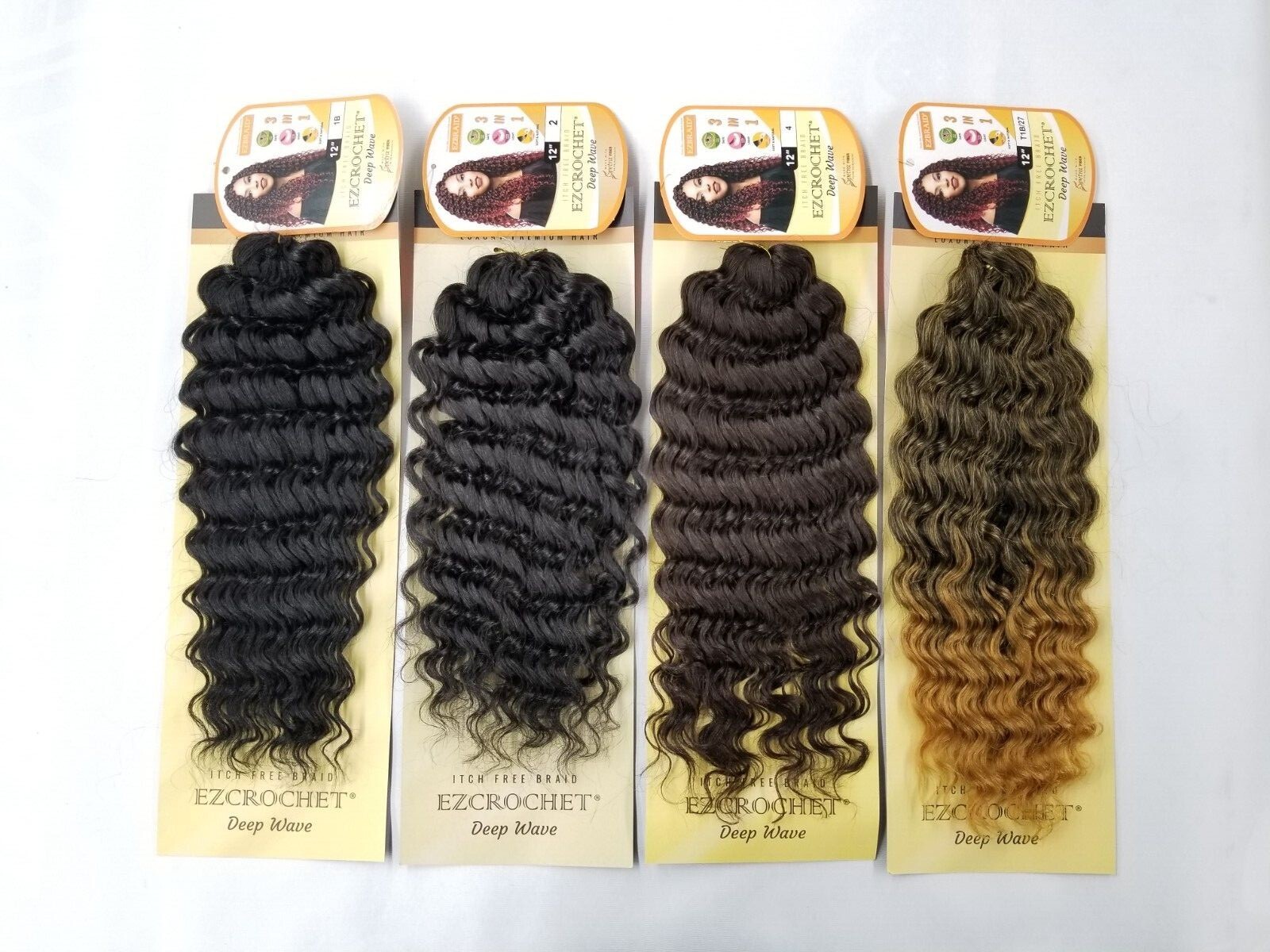 I&I Hair Innocence EZCROCHET Deep Wave Braiding Hair Spectra 12″