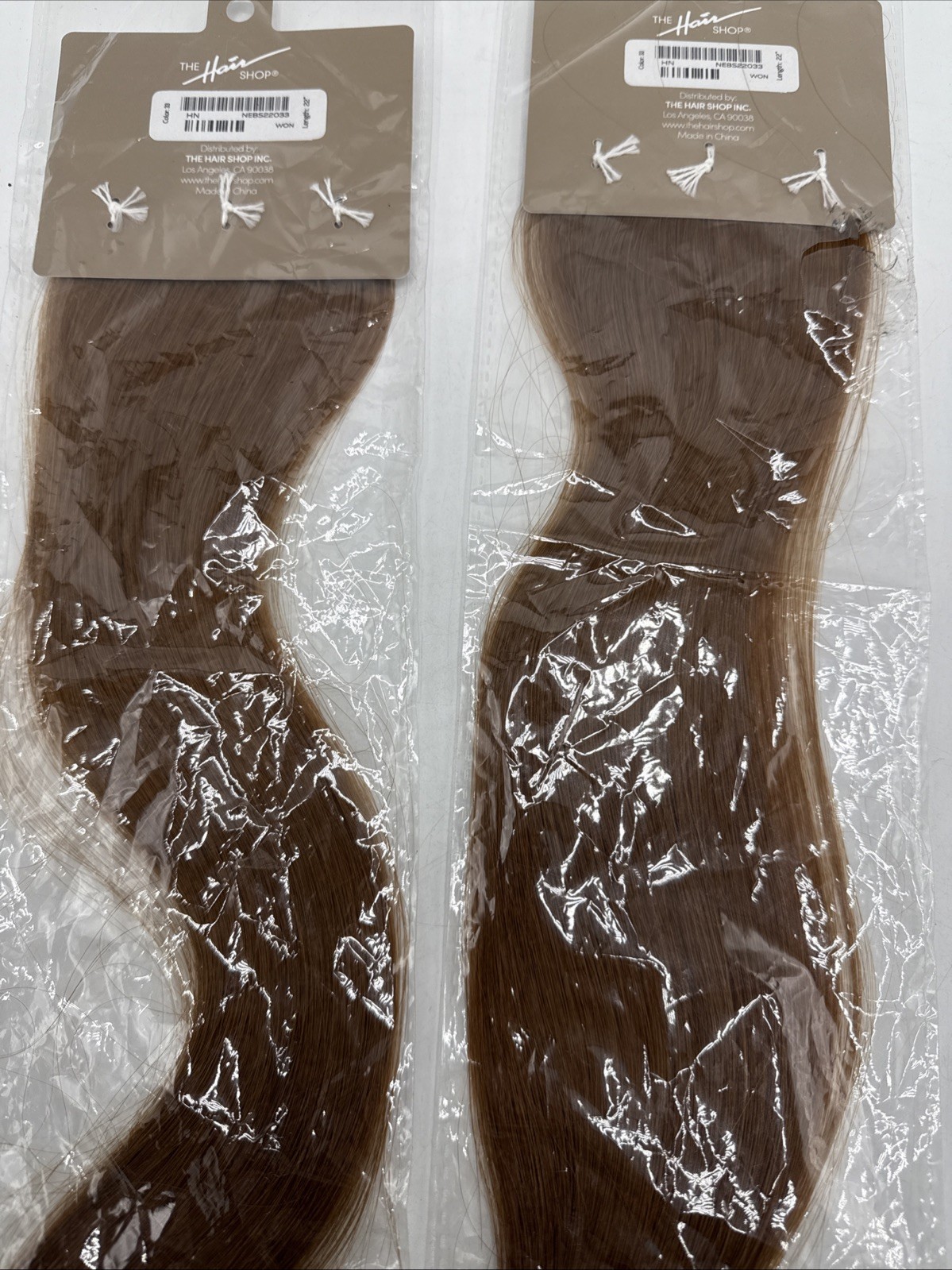 The Hair Shop Smart Weft 2 Pack 33 Auburn 22”L Straight 100% Remy Human Hair 20g
