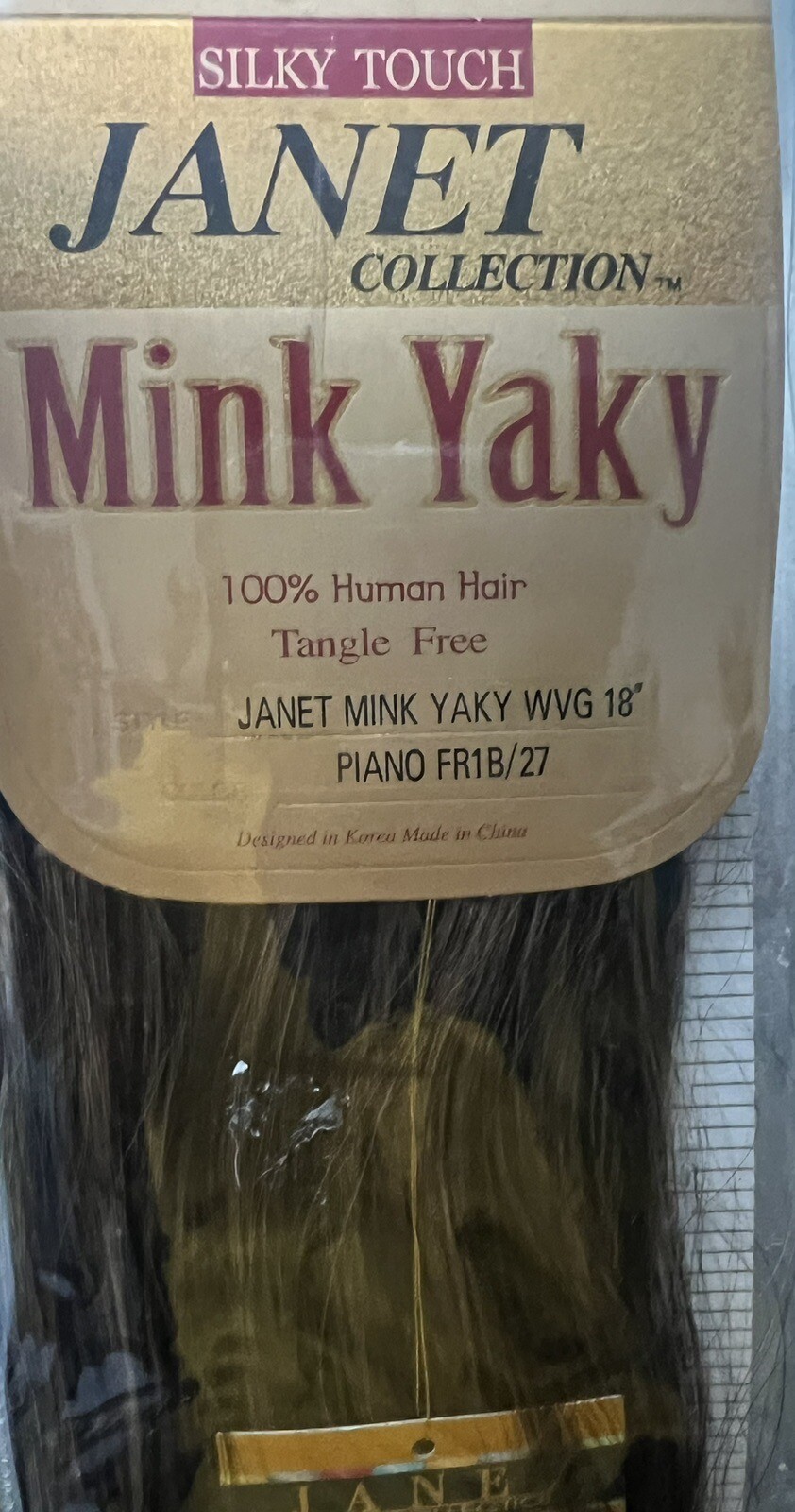 janet collection human braiding hair