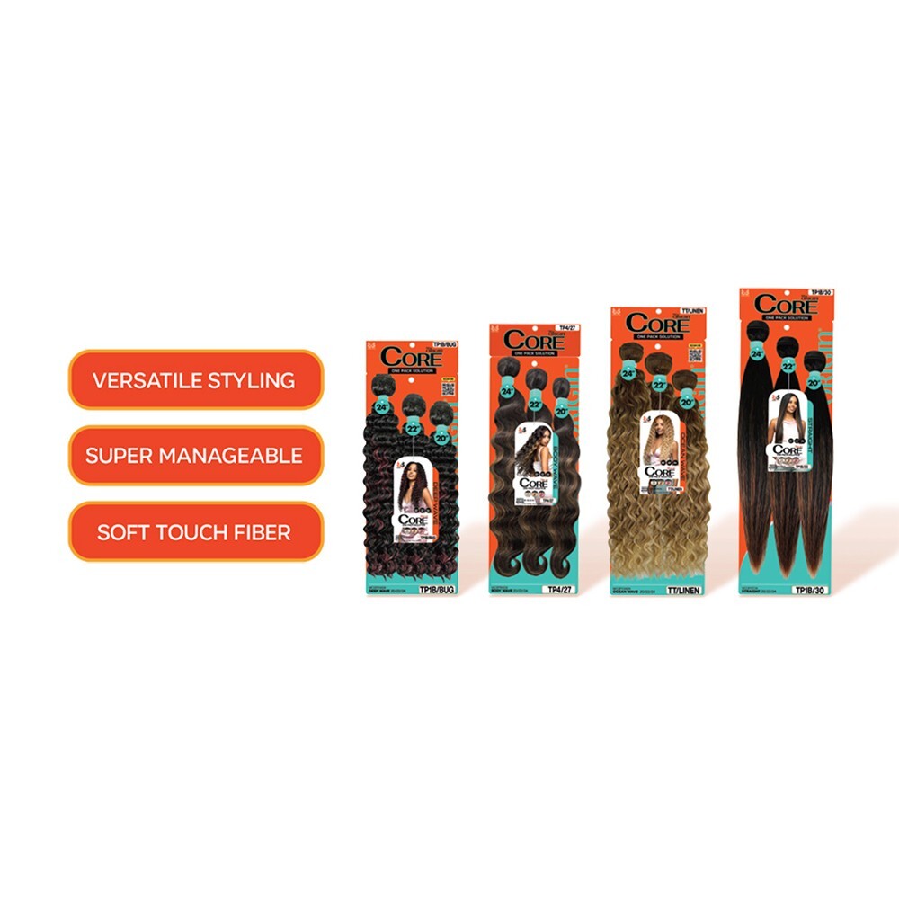 BOBBI BOSS Miss Origin CORE Synthetic Weave Multi 3 Bundle (20, 22, 24)