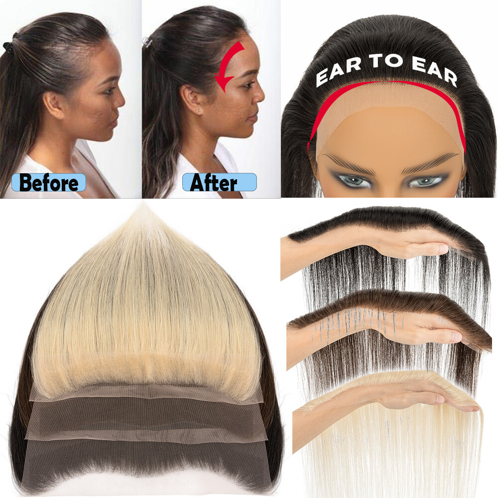 CLEARANCE Lace Topper Remy Human Hair Patch Toupee Women Receding Front Hairline
