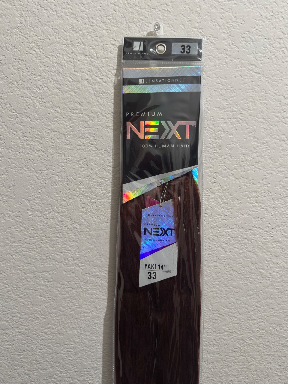 Sensationnel NEXTT 100% Human Hair Yaki Straight Weave 8″ 10″ 12″ 14″ 16″ 18″ Co