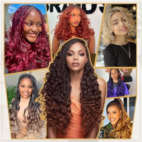 French Curl Braiding Hair Pre Stretched Bouncy Braiding Hair Curly 12 Inch #1B