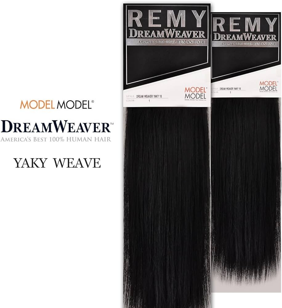 Model Model DreamWeaver Yaky 100% Human Hair 18”