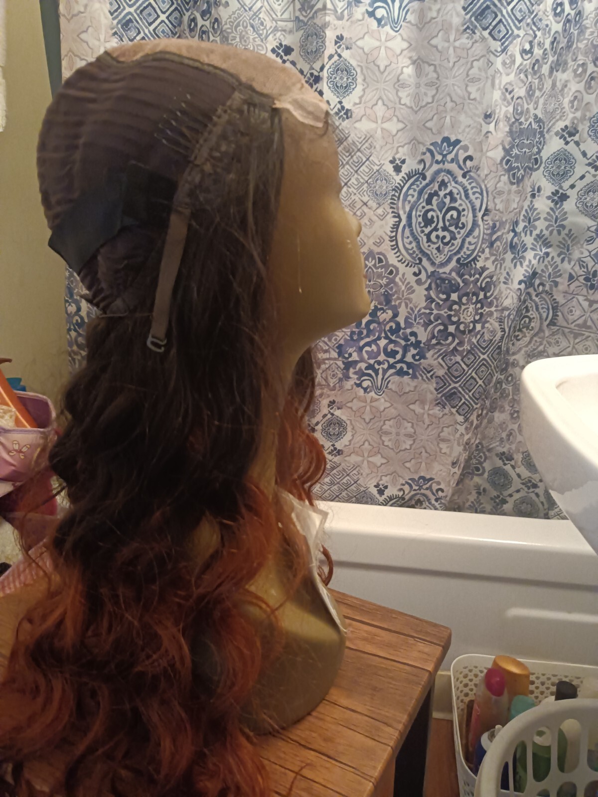 HUMAN HAIR OMBRE LACE FRONT WIG CUSTOM COLOR 250 DENSITY !!