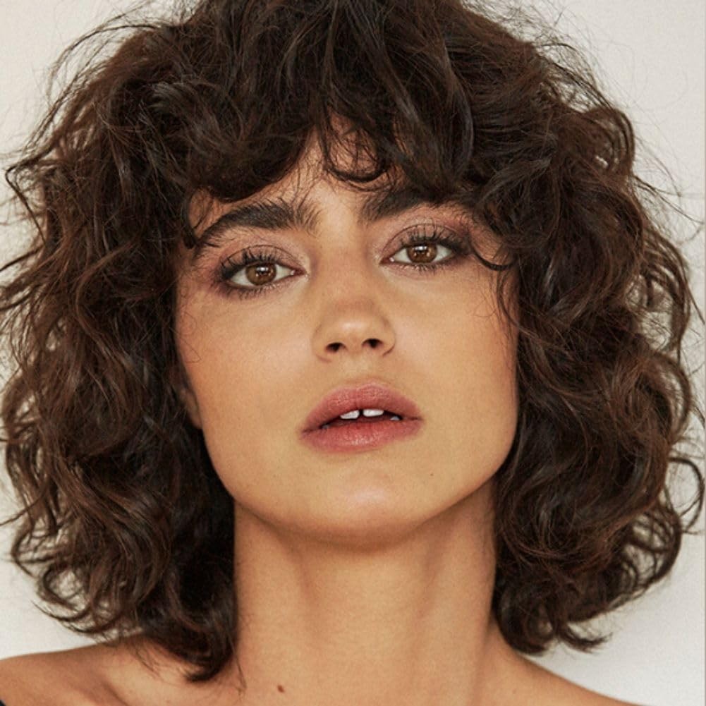 Short Blonde Curly Wig Finger Wave Synthetic Hair for Women 1920s Halloween