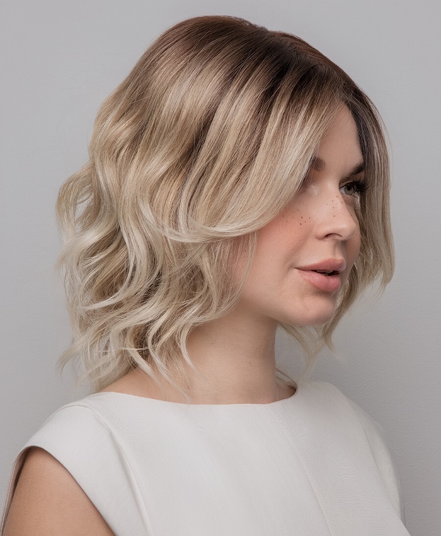 ROHAN Wig by AMORE, *ANY COLOR* Heat Friendly! Mono Top, Extended Lace Front NEW