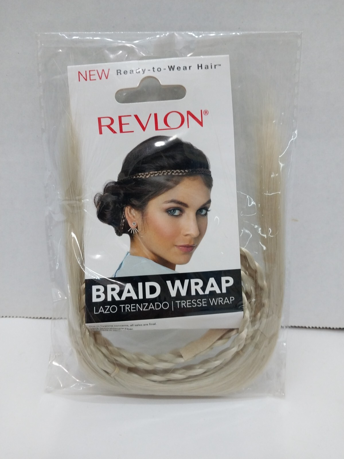 New Revlon Ready To Wear Hair Braid Wrap Light Blonde 41″