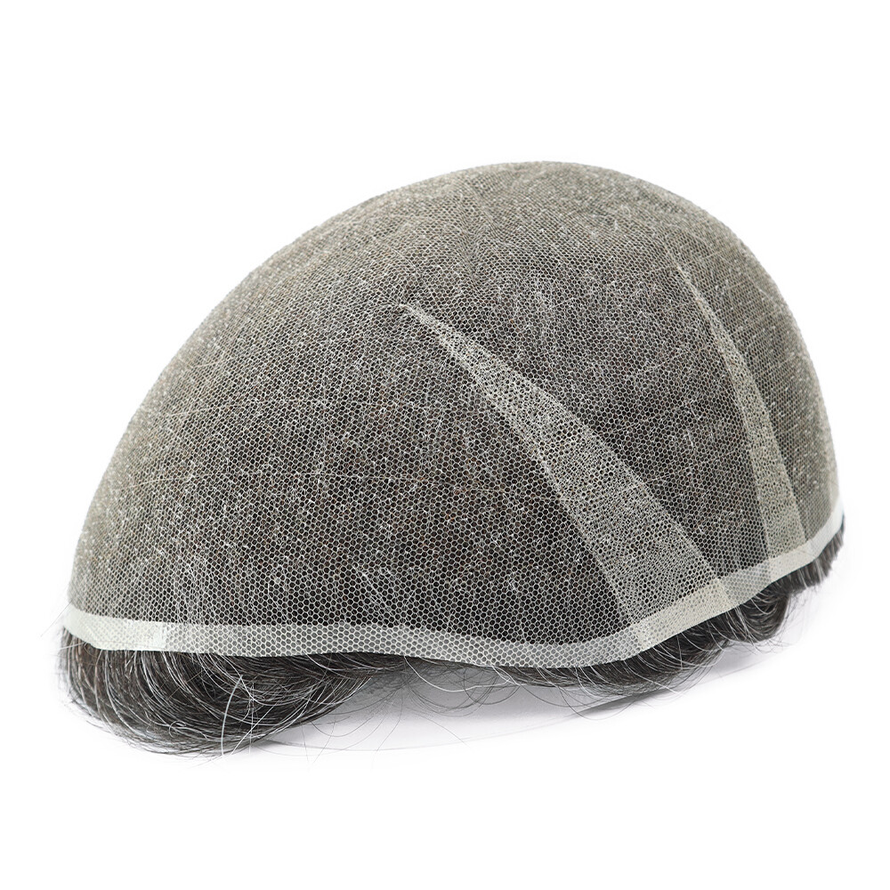 Swiss Lace Toupee For Men Human Hair Replecement System Natural Hairpieces