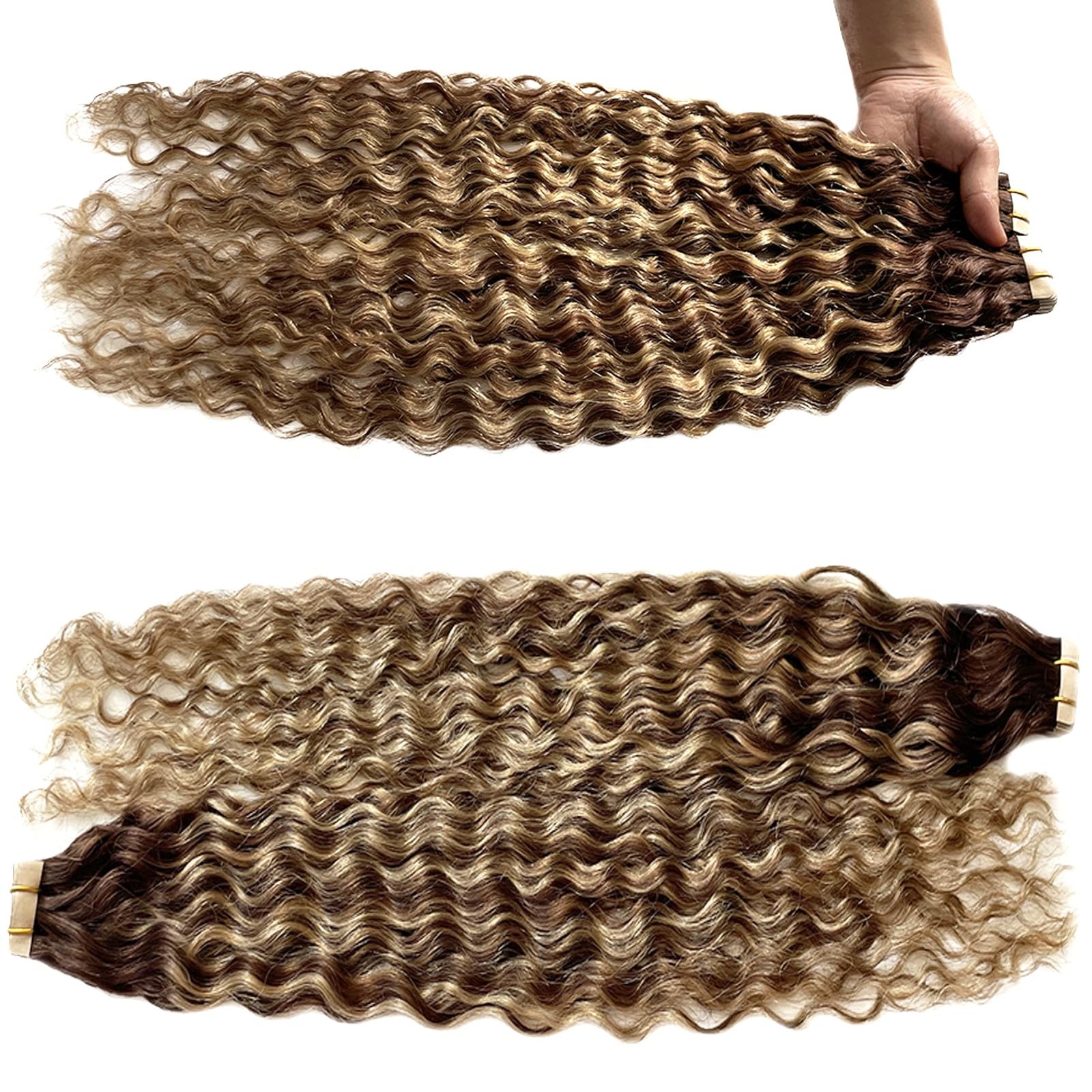 Benafee Highlights Tape In Hair Extensions Human Hair For Black Women Water