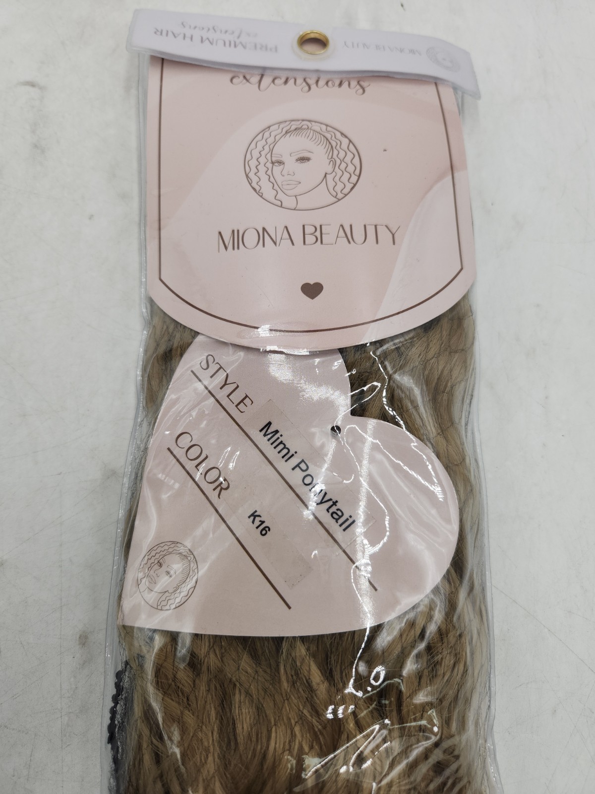 NEW Miona Beauty Mimi K16 | Medium Blonde 28″ Ponytail Extensions