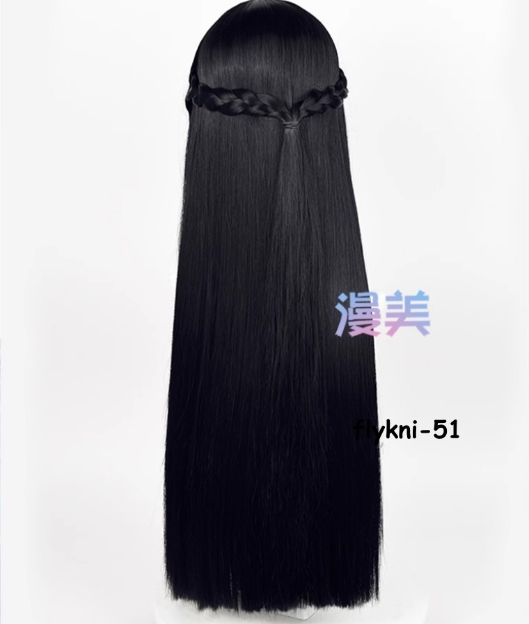 Anime Zenless Zone Zero Hoshimi Miyabi Straight Hair Handwork Cosplay Wig