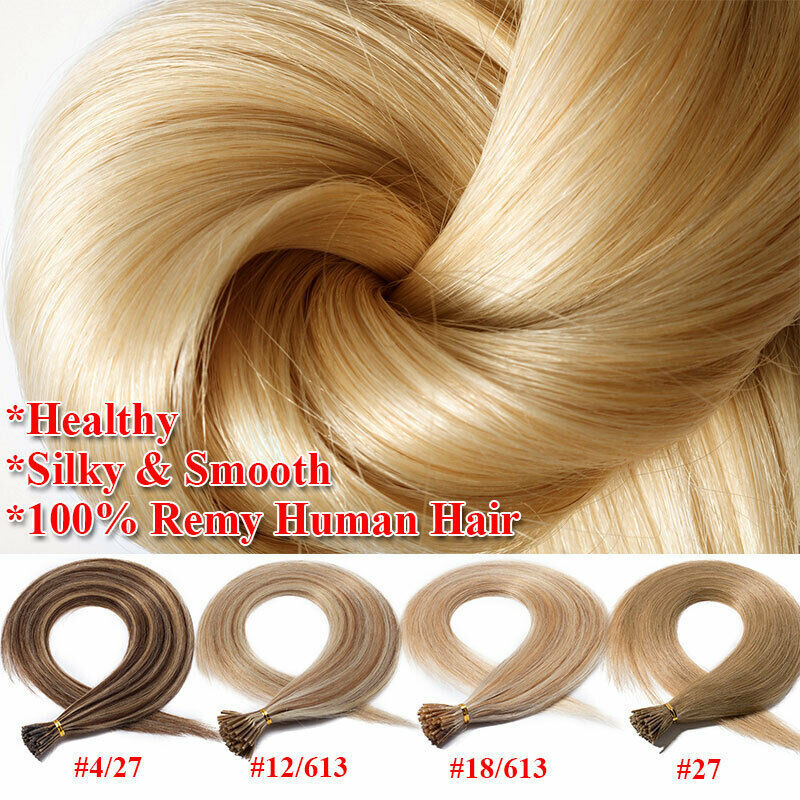 200 Strands I Tip Stick Pre-bonded Keratin 100% Remy Human Hair Extensions THICK